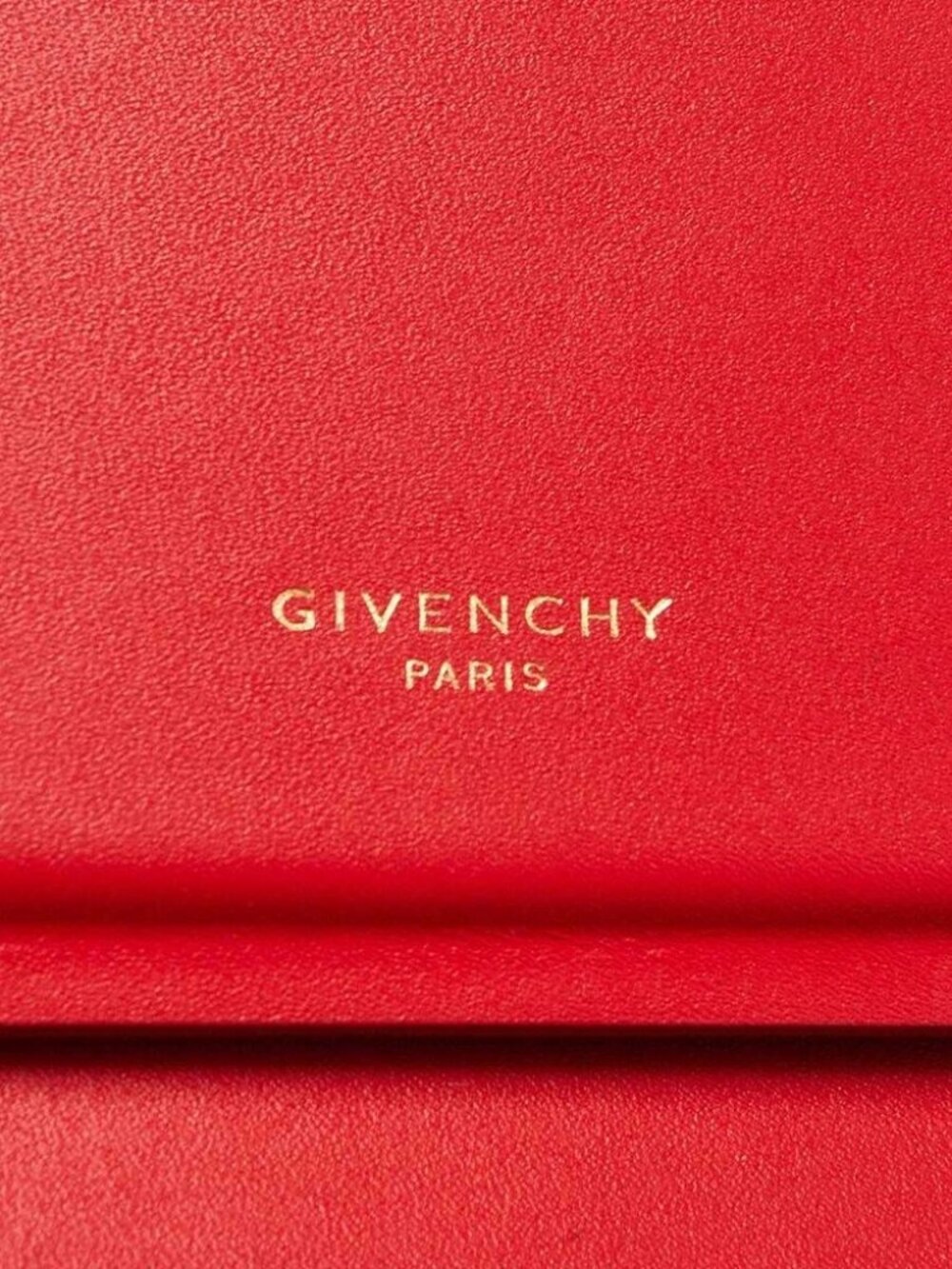 Givenchy Red Smooth Calfskin Leather Mini Horizon Tote Bag - Picture 6 of 11
